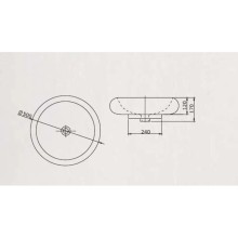Раковина 50х50 см SSWW CL3040