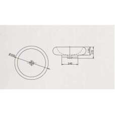 Раковина 50х50 см SSWW CL3040