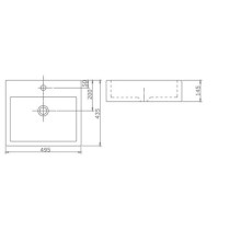 Раковина 49,5х43,5 см SSWW CL3036