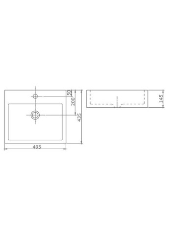 Раковина 49,5х43,5 см SSWW CL3036