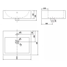 Раковина 53х45,5 см SSWW CL3136