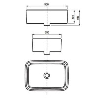 Раковина-чаша Roca Mila 50 32700B000 Белая