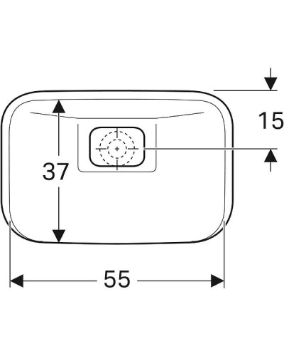 Раковина Geberit myDay 60 245460600 Белая