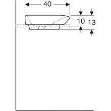 Раковина Geberit myDay 60 245460600 Белая