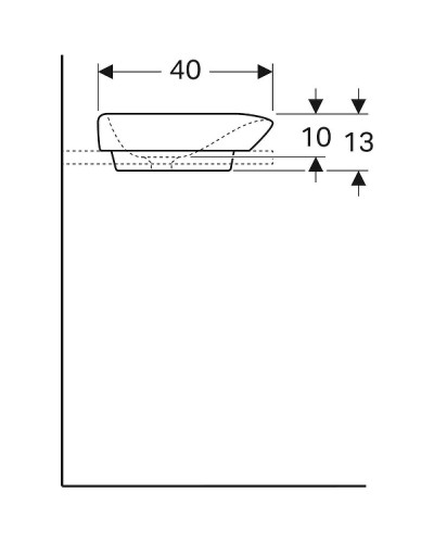 Раковина Geberit myDay 60 245460600 Белая