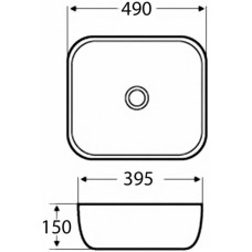 Раковина 49х39,5 см BelBagno BB2143