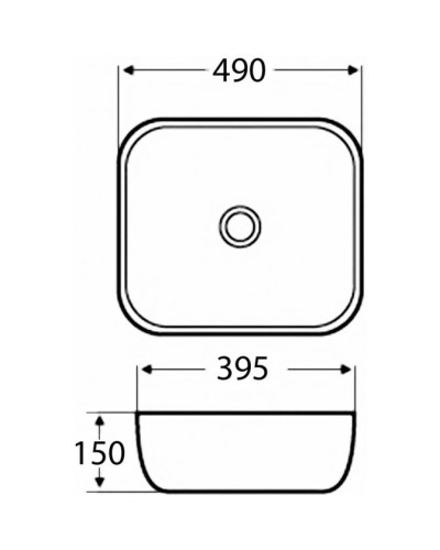 Раковина 49х39,5 см BelBagno BB2143