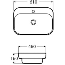 Раковина 61х46 см BelBagno BB6052
