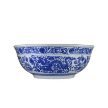 Раковина-чаша Bronze de Luxe Dragons 41 6050 Белый глянец с декором