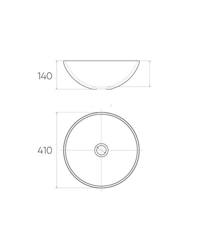 Раковина-чаша Bronze de Luxe Dragons 41 6050 Белый глянец с декором