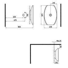 Раковина 63,5х43 см Bien Harmony HRLG06301FD0W3000