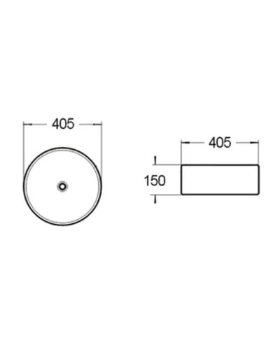 Раковина-чаша Comforty 40.5 7078A 00004148151 Белая