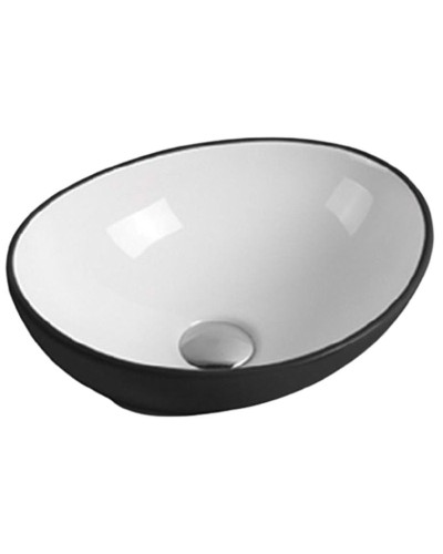 Раковина-чаша Comforty 41 7138BW 00004148154 Черная Белая