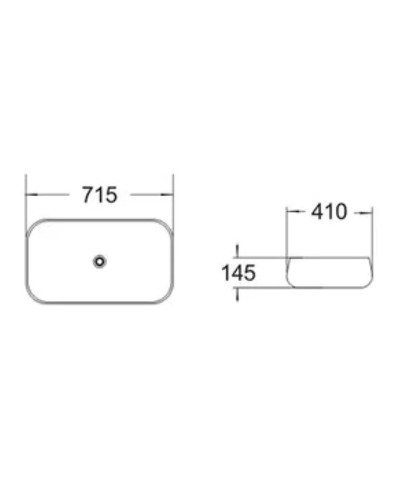 Раковина-чаша Comforty 71.5 78101 00004137211 Белая