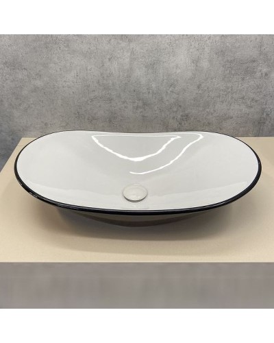 Раковина-чаша Comforty 62 7811ABW 00004139811 Черная Белая