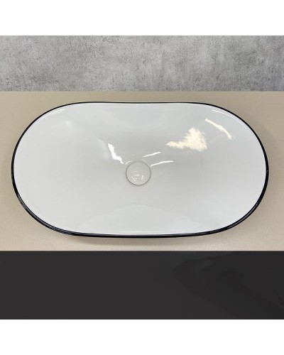 Раковина-чаша Comforty 62 7811ABW 00004139811 Черная Белая