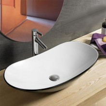 Раковина-чаша Comforty 62 7811ABW 00004139811 Черная Белая