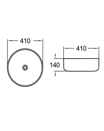 Раковина-чаша Comforty 41 78170 00004143740 Белая