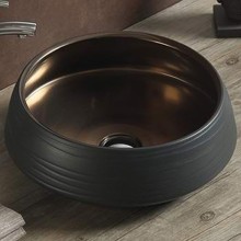 Раковина-чаша Comforty 43 J2091 00004139777 Черная Бронза