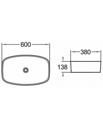 Раковина-чаша Comforty 60 78329 00004150363 Белая