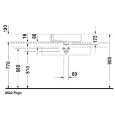 Раковина 50х47 см Duravit Vero 0452500000