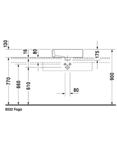 Раковина 50х47 см Duravit Vero 0452500000