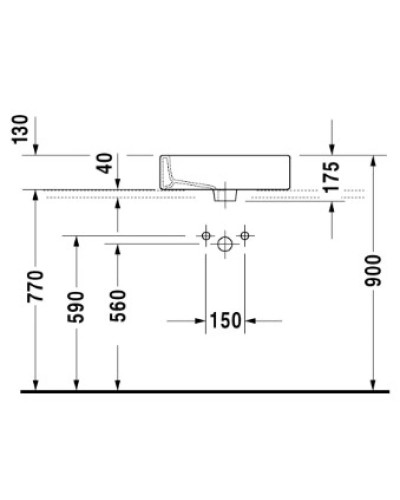 Раковина 50х47 см Duravit Vero 0452500000