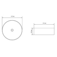 Раковина-чаша Aquanet Луна 42 245827 Черная матовая