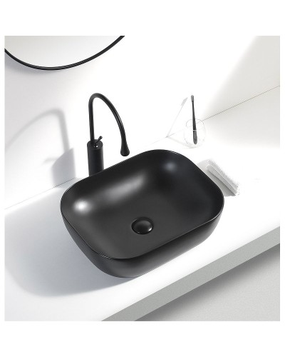 Раковина-чаша Aquanet Lake-1-MB 50 245829 Черная матовая