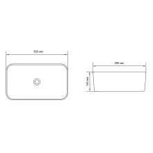 Раковина-чаша Aquanet Lake-1-MB 50 245829 Черная матовая