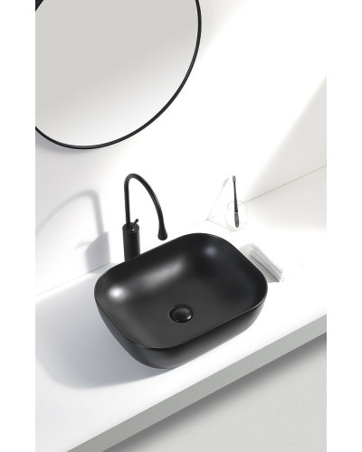 Раковина-чаша Aquanet Lake-1-MB 50 245829 Черная матовая