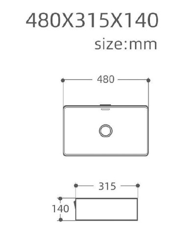 Раковина-чаша Aquanet Perfect-2-MB 48 273677 Черная матовая