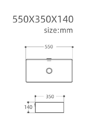 Раковина-чаша Aquanet Perfect-3 55 273673 Белая