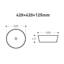 Раковина-чаша Aquanet Smart-1-MB 42 273686 Черная матовая