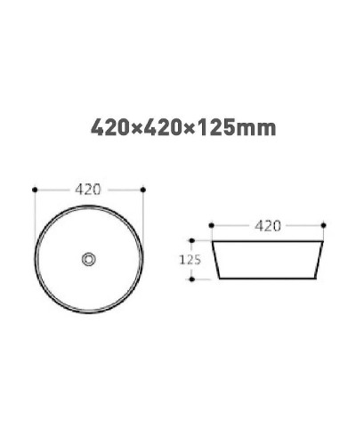 Раковина-чаша Aquanet Smart-1-MB 42 273686 Черная матовая