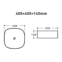 Раковина-чаша Aquanet Trend-1-MB 40 273684 Черная матовая