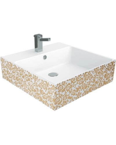 Раковина 50х50 см Creavit Next NX256-00CB00E-CA00