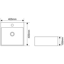 Раковина 40,5х40,5 см Melana 7063B-805