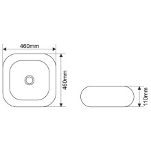 Раковина 46х46 см Melana 7907-805