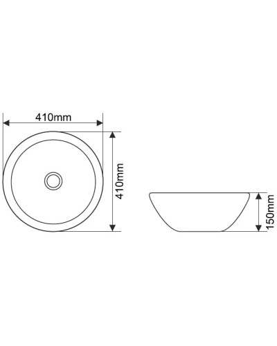 Раковина 41х41 см Melana J2049-805