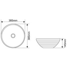 Раковина 38,5х38,5 см Melana T4004-B1-806