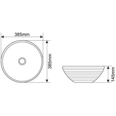 Раковина 38,5х38,5 см Melana T4004-B9-806