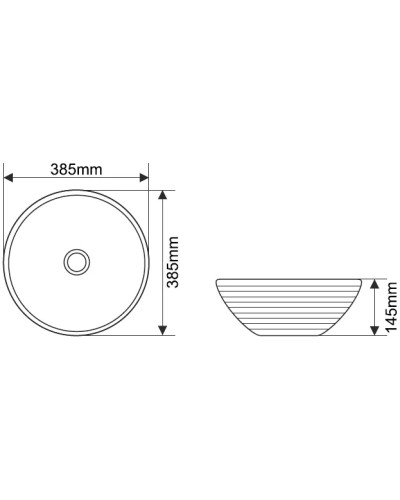 Раковина 38,5х38,5 см Melana T4004-B9-806