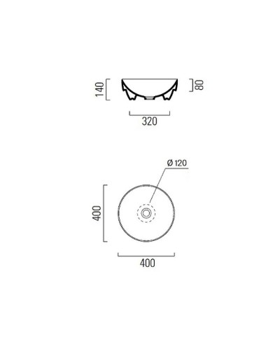 Раковина-чаша GSI Pura 40 884611 Белая