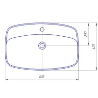 Раковина 65,5х42,5 см Kirovit Купер 650