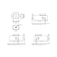 Раковина-чаша Hatria Happy Hour 55 A0Y2A025 Белая матовая