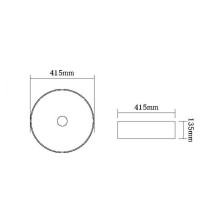 Раковина-чаша SantiLine 41 SL-1054MG Серая матовая