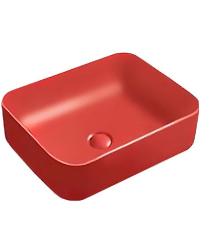 Раковина-чаша SantiLine 50 SL-1051MR Красная матовая