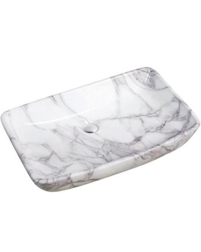 Раковина-чаша SantiLine 70 SL-7027 Белый мрамор