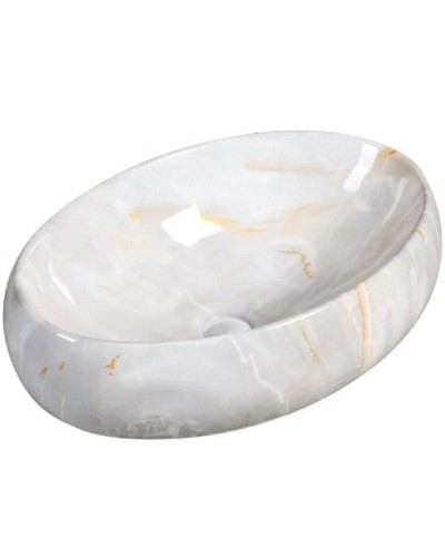 Раковина-чаша SantiLine 47 SL-7028 Белый мрамор